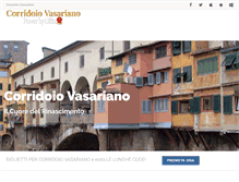 Tablet Screenshot of corridoiovasariano.com